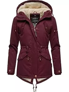 MARIKOO Vestes Marikoo Manolya Veste en Coton d'hiver pour Dame XS-5XL