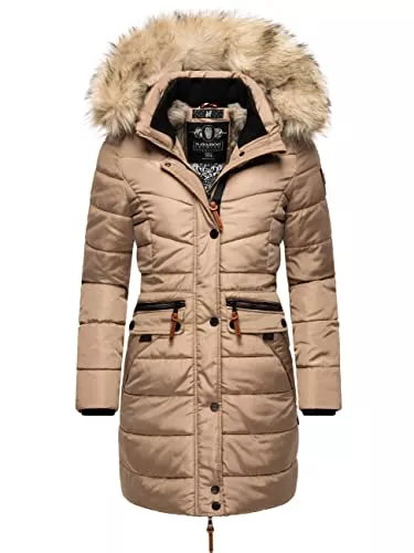 Navahoo Manteaux Navahoo Paula Manteau d'hiver pour Femme matelassé Long XS-5XL