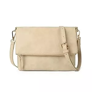 Gladdon Sacs et sacs à dos Gladdon Sac à bandoulière pour femme, petit sac à bandoulière tendance, sac de soirée rétro, grande pochette, fermeture éclair en métal multi-portes, espace de rangement en cuir végétalien