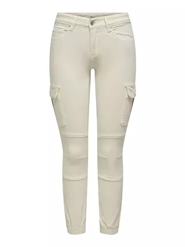 ONLY Pantalons ONLY Pantalon Cargo ONLMISSOURI Taille Classique Slim Fit Pantalon Cargo