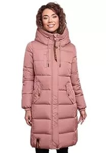 MARIKOO Manteaux MARIKOO Manteau d'hiver matelassé pour femme avec capuche B941