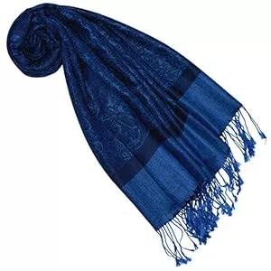 Lorenzo Cana Écharpes et châles LORENZO CANA Pashmina 93218777 Écharpe tissée Motif pasiely damassé 70 cm x 180 cm Fibre naturelle Modal Foulard Jacquard