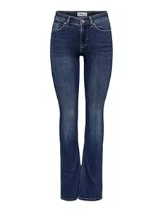 ONLY Jeans ONLY Jean Flared ONLBLUSH Taille Moyenne Flared Fit Jeans