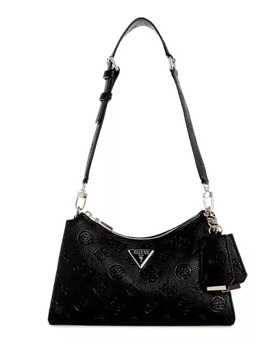 GUESS Sacs et sacs à dos GUESS Femme Cresidia Top Zip Shoulder Bag Sac à bandoulière, Taille Unique