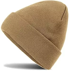 Hatsatar Chapeaux et Casquettes Bonnet d'hiver | Bonnet pour femme | Bonnet en tricot fin | pour homme et femme | Bonnet bouffant doux &amp; chaud