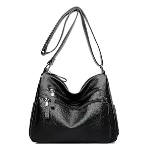 Coolives Sacs et sacs à dos Coolives Sac à bandoulière pour Femme en Cuir PU Sacoche Petit Sac a Main Porte Epaule Dames Sac à Main Sac à épaule Satchel Souple pour Mère Sac Crossbody