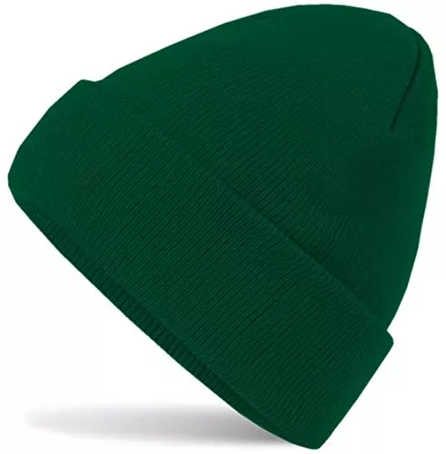 Hatsatar Chapeaux et Casquettes Bonnet d'hiver | Bonnet pour femme | Bonnet en tricot fin | pour homme et femme | Bonnet bouffant doux & chaud