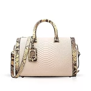 NICOLE &amp; DORIS Sacs et sacs à dos NICOLE &amp; DORIS Nouvelle mode sacs à main dames sac à bandoulière en cuir véritable pour les femmes sacs à main de luxe motif crocodile pour femmes vintage Beige